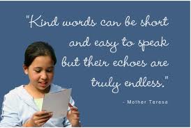 speak kind words to yourself like you to do everyone else